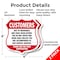 Signmission Restricted Area Shield Sign Customers Du, 6 inch X 6 inch, Plastic Sign, 2PK SHI-P-2PACK-6-458 - alternate 5
