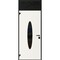 Vdomdoors Front Exterior Prehung Steel Door Ronex1277 Black Enamel Transom Window Sidelite Stainless Inserts RONEX1277EXD-BLK-W36xH80+16-RH-I - alternate 1