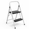 Wrightmaster 2-Step Folding Steel Step Stool, 7 ft. Reach with Non-Marring Feet, 330 lbs. Capacity Zoro1172FA-B - alternate 1