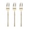 Smarty Had A Party Shiny Gold Moderno Disposable Plastic Dinner Forks, 240PK 9340G-FK-CASE - alternate 8