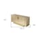 Homeroots 71in Gold Solid Wood Buffet Table with Two Doors 389794 - alternate 5