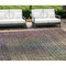 Homeroots 8' X 10' Plum Olive Green And Lavender Abstract Washable Indoor Outdoor Area Rug 588435 - alternate 1