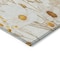 Homeroots 8' Ivory And Beige Round Floral Washable Indoor Outdoor Area Rug 611146 - alternate 9