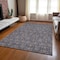 Homeroots 10' X 14' Navy Blue Beige And Taupe Floral Washable Indoor Outdoor Area Rug 582295 - alternate 7