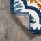 Jonathan Y Cassis Ornate Ogee Trellis High-Low Blue/Multi 2 ft. x 10 ft. Indoor/Outdoor Runner Rug AMC105A-210 - alternate 7