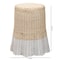 Bali & Pari Sarna Natural Rattan End Table  with Scalloped Base 266-14568-ZORO - alternate 5