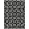Homeroots 9' X 12' Black And Ivory Floral Washable Indoor Outdoor Area Rug 595929 - alternate 9