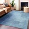 Homeroots 5' X 8' Blue Geometric Washable Indoor Outdoor Area Rug 608089 - alternate 8