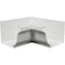 Amerimax Home Products 4 In. Galvanized White Mitre Gutter Inside Corner 19201 - alternate 2
