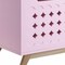 Homeroots 16" X 37" X 21" Pink Natural Wood Youth Chest 347556 - alternate 5