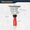 Powertec 9-in-1 Painter's Tool w/ 4in Stainless Steel Putty Knife with 3/8in & 1/4in Wrench 72068 - alternate 7