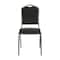 Flash Furniture HERCULES Series Crown Back Stacking Banquet Chair in Black Fabric - Silver Vein Frame FD-C01-SILVERVEIN-BK-BK-GG - alternate 8