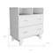 Homeroots 32" White Two Drawer Dresser With Open Shelving 544030 - alternate 14