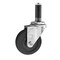 Service Caster 4'' SS Hard Rubber Wheel Swivel 3/4'' Expanding Stem Caster SCC-SSEX20S414-HRS-34 - alternate 1