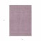 Homeroots 9' X 12' Eggplant And Ivory Geometric Washable Indoor Outdoor Area Rug 595641 - alternate 7
