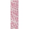 Homeroots 8' Runner Pink and Ivory Abstract Washable Non Skid Indoor Outdoor Runner Rug 559299 - alternate 7