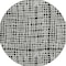 Homeroots 8' Black Gray And Ivory Round Striped Washable Indoor Outdoor Area Rug 583404 - alternate 9