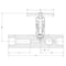 Hoke 6800 Series - Gauge Valves, 1/2in MNPT x 31/2in FNPT, 6000 PSI, -65 Deg. To 450 Deg. F 6802L8Y - alternate 4