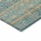 Homeroots 3' X 5' Teal Blue Gold And Taupe Southwestern Washable Indoor Outdoor Area Rug 615980 - alternate 9