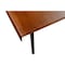 Homeroots 71" Brown And Black Steel Dining Table 544711 - alternate 8