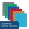 Roaring Spring Case of Wirebound Notebooks, 11"x9", 3 Subject 3 Pkt, 120 sht, College Ruled w/margin, Asstd. Colors, PK24 11384cs - alternate 6