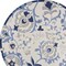 Homeroots 8' Blue And Gray Round Floral Indoor Outdoor Area Rug 546667 - alternate 9