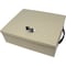 Nadex Coins Fire-Retardant Security Box with Keyed Lock NCS8-2010 - alternate 1