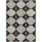 Homeroots 8' X 10' Black And Silver Floral Washable Indoor Outdoor Area Rug 610742 - alternate 9
