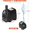 Simple Deluxe 160GPH Submersible Pump with Adjustable Flow, 2 Nozzle Sizes, Max Lift Height 4.3ft, for Aquariums,  LGPUMP160GV2 - alternate 6