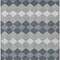 Homeroots 9' X 12' Gray Black And Green Geometric Washable Indoor Outdoor Area Rug 597906 - alternate 9