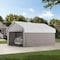 Sunjoy 20 ft. x 12 ft. Rockland Carport with Fabric Enclosure A110000600 - alternate 7