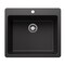 Blanco Liven SILGRANIT 25in Single Bowl Dual Mount Kitchen Sink - Anthracite 443219 - alternate 1