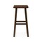 Homeroots 30" Brown Faux Leather and Solid Wood Backless Bar Height Bar Chair 632479 - alternate 7