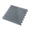 Apollo Tile Coin Gray 12 in x 12 in Glass Glossy Floor and Wall Mosaic Tile 5 sqft/case, 5PK APLPN88097A - alternate 6