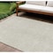 Homeroots 9' X 12' Beige And Ivory Geometric Washable Indoor Outdoor Area Rug 612104 - alternate 1