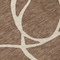 Homeroots 8' Brown And Beige Round Abstract Washable Indoor Outdoor Area Rug 597465 - alternate 8