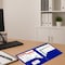 C-Line Products 8-1/2" x 11" Blue Two-Pocket Heavyweight Poly Portfolio Folder, 25EA/BX, 6BX/CT 33955-BX - alternate 5