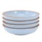 Gibson Elite Dumont 4 Piece Terracotta 9 Inch Dinner Bowl Set in Light Blue 135290.04 - alternate 6
