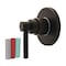 Kingston Brass Single-Handle Six-Way Diverter Valve with Round Trim Kit, Oil Rubbed Bronze KS4035DKL - alternate 1
