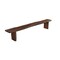 Homeroots 72in Brown Solid Wood Solid Wood Live Edge Dining Bench 636209 - alternate 9