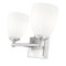 Z-Lite Oren 2-Light Vanity, 16 in W, Brushed Nickel 7004-2V-BN - alternate 7
