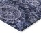Homeroots 5' X 8' Navy Blue Gray And Green Floral Medallion Washable Indoor Outdoor Area Rug 603180 - alternate 9