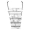 Homeroots 72" White Metal Five Tier Bookcase 489807 - alternate 1