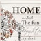Homeroots Set Of Two Life or Home 1 White Framed Print Wall Art, 2PK 406013 - alternate 5