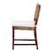 Bali & Pari Alise Handwoven Seagrass Dining Chair with Mahogany Wood Frame - Woven Back and Seat, Earthy Brown 259-14245-ZORO - alternate 9
