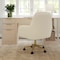 Martha Stewart Clara Upholstered Office Chair in Off White/Polished Brass CH-240231-1-CR-GLD-MS - alternate 8