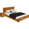 Homeroots Two Piece Oak Solid and Manufactured Wood Bedroom Set 569373 - alternate 9