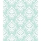 A-Street Prints Keaton Aqua Medallion Wallpaper 4081-26327 - alternate 1