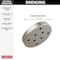 Delta Universal Showering Components H2Okinetic Single-Setting Metal Raincan Shower Head 52175-SS-PR - alternate 5