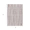 Homeroots 8' X 10' Coral And Beige Striped Washable Indoor Outdoor Area Rug 631536 - alternate 7
